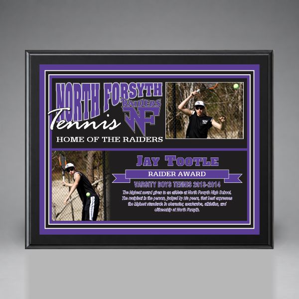 2 Individual Photos Plaque